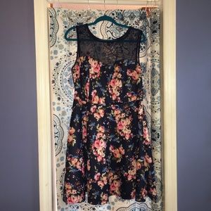 Snap Floral Dress